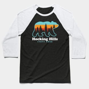 Hocking Hills State Park Ohio Bear Baseball T-Shirt